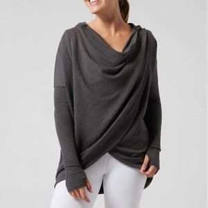 NWT athleta purana wrap sweater Xs